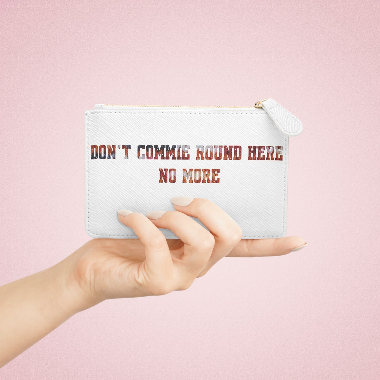 Don't Commie Round Here Mini Clutch Bag - Stylish Functionality for Everyday Use