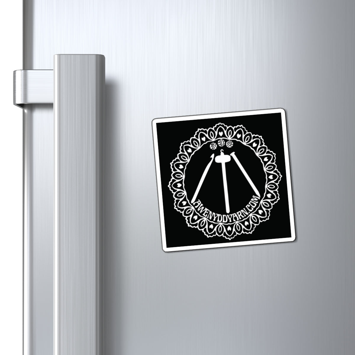 Awenydd Logo Magnet- Black