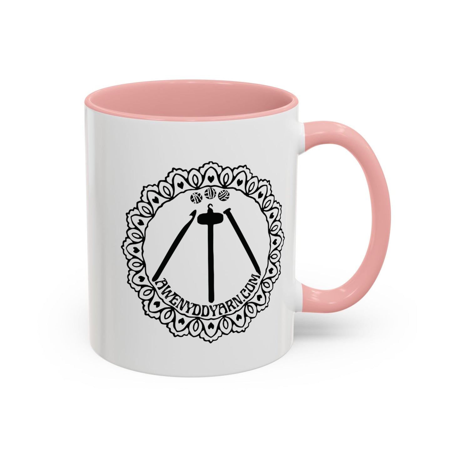 Awenydd Logo Colorful Accent Coffee Mug