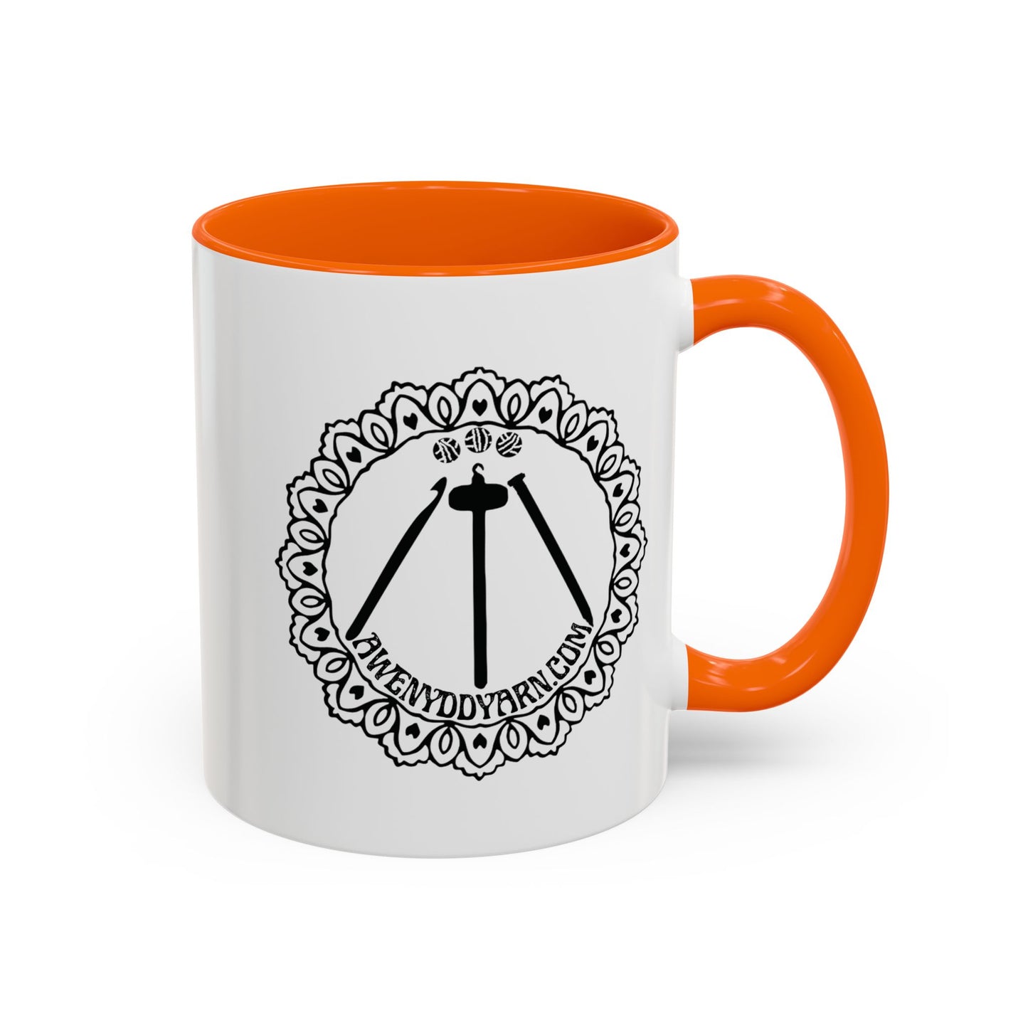 Awenydd Logo Colorful Accent Coffee Mug
