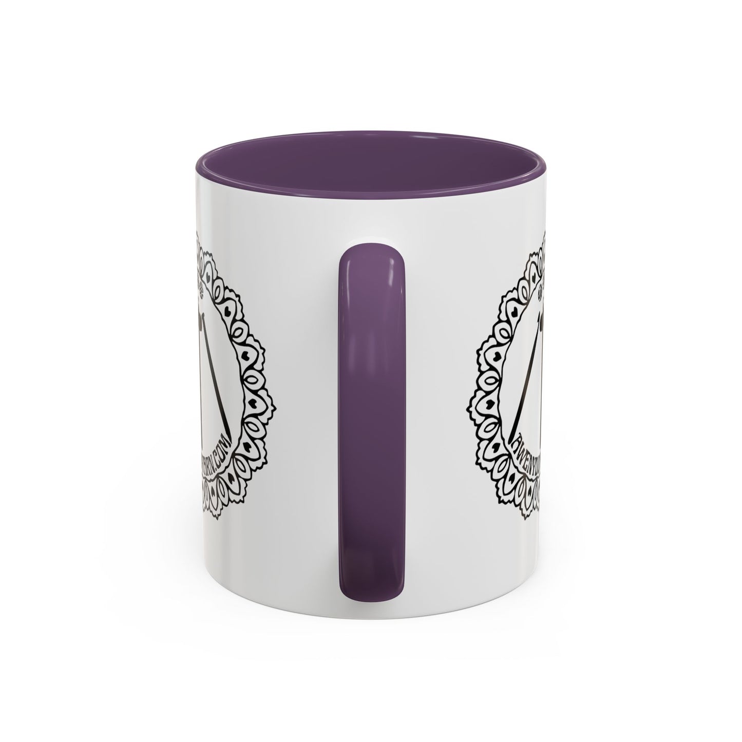 Awenydd Logo Colorful Accent Coffee Mug