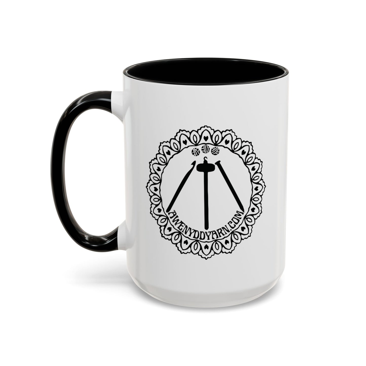 Awenydd Logo Colorful Accent Coffee Mug