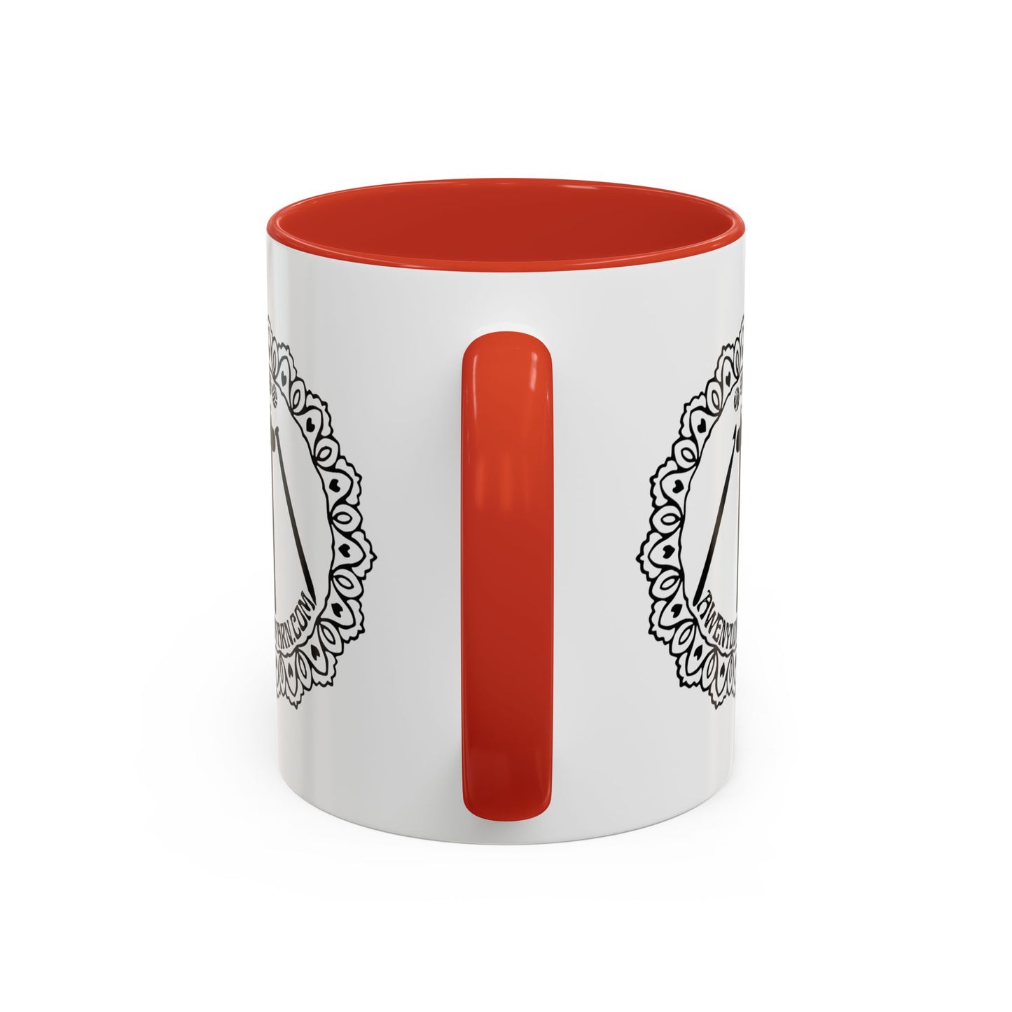 Awenydd Logo Colorful Accent Coffee Mug