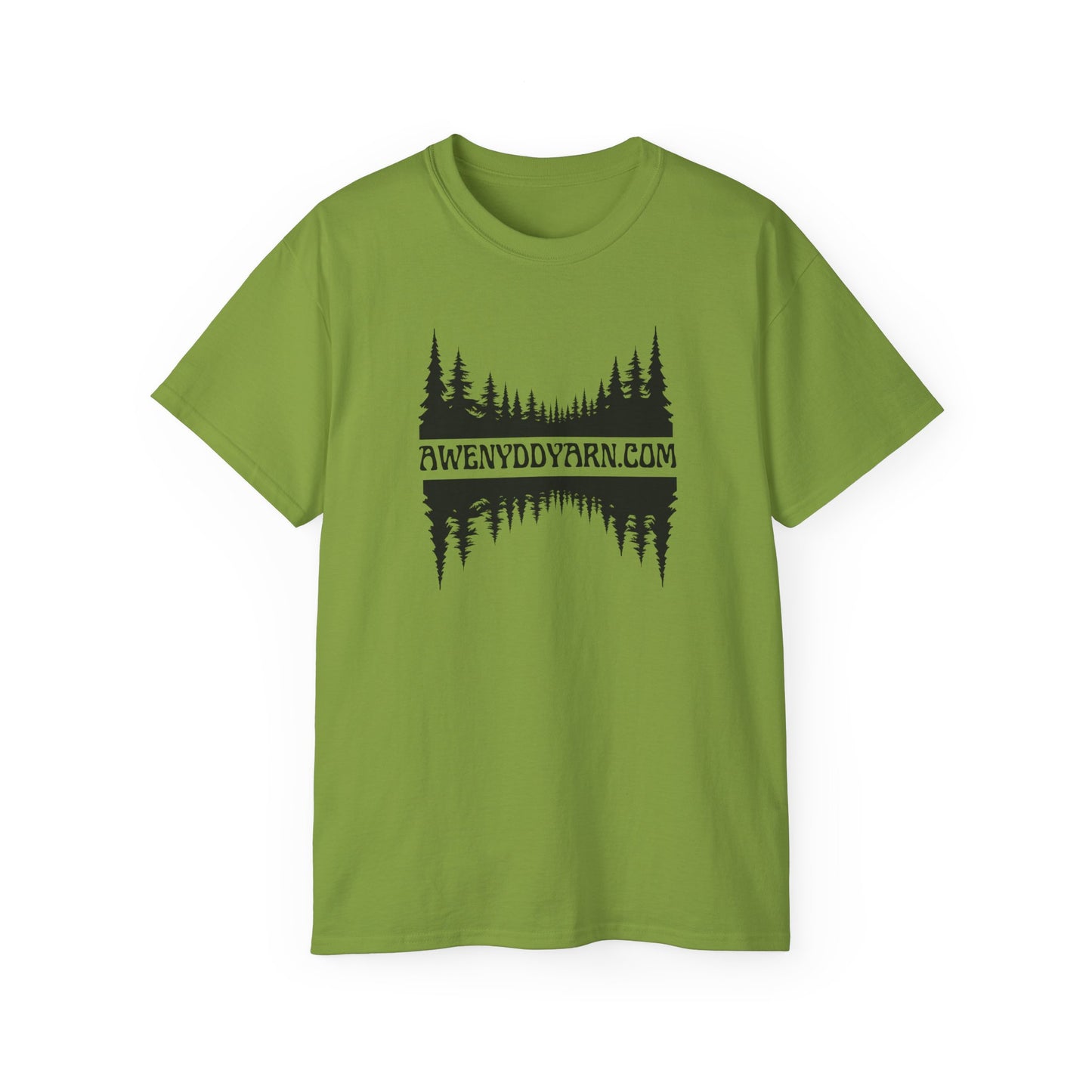 Unisex Ultra Cotton Tee - Awenydd Yarn Nature Spirit Design