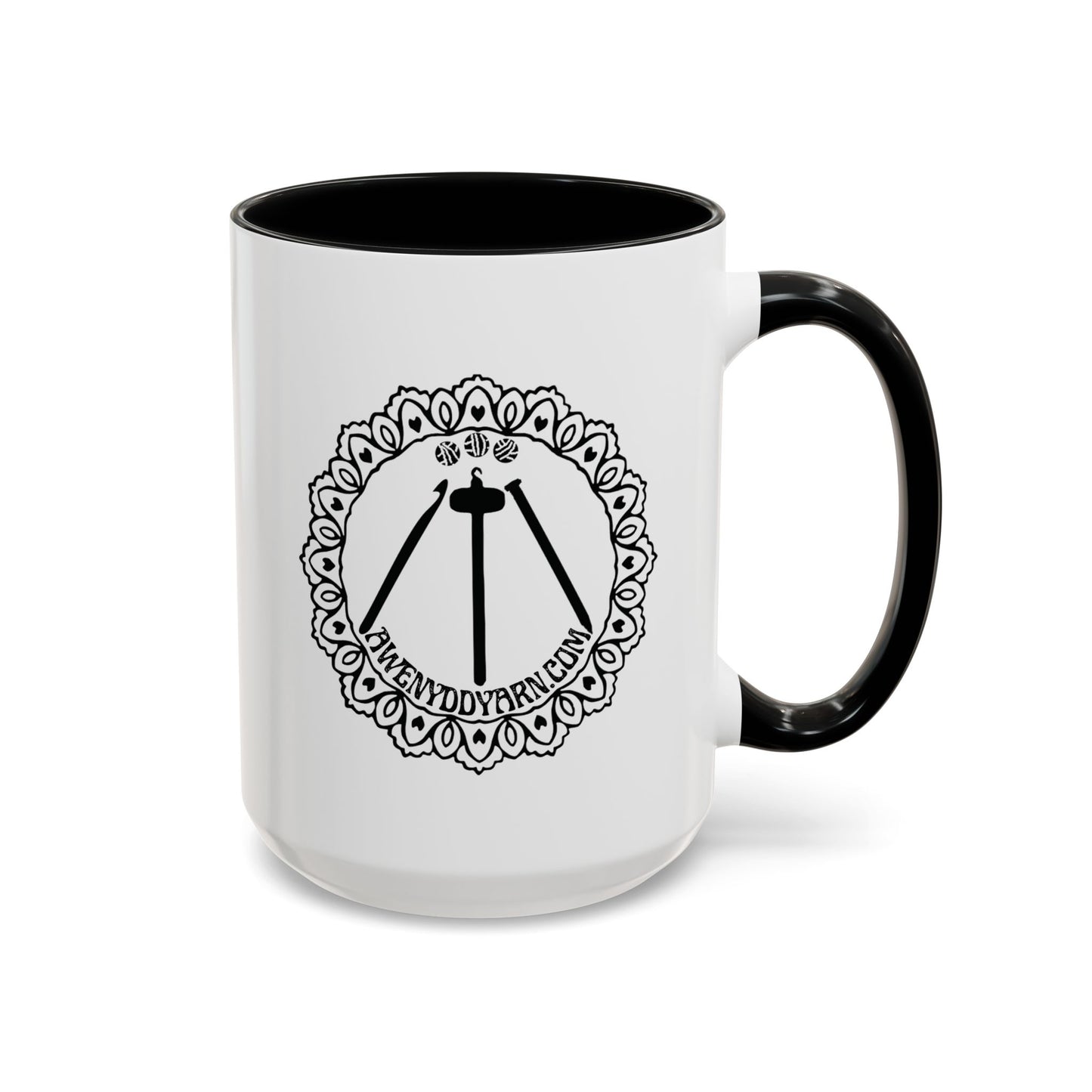 Awenydd Logo Colorful Accent Coffee Mug