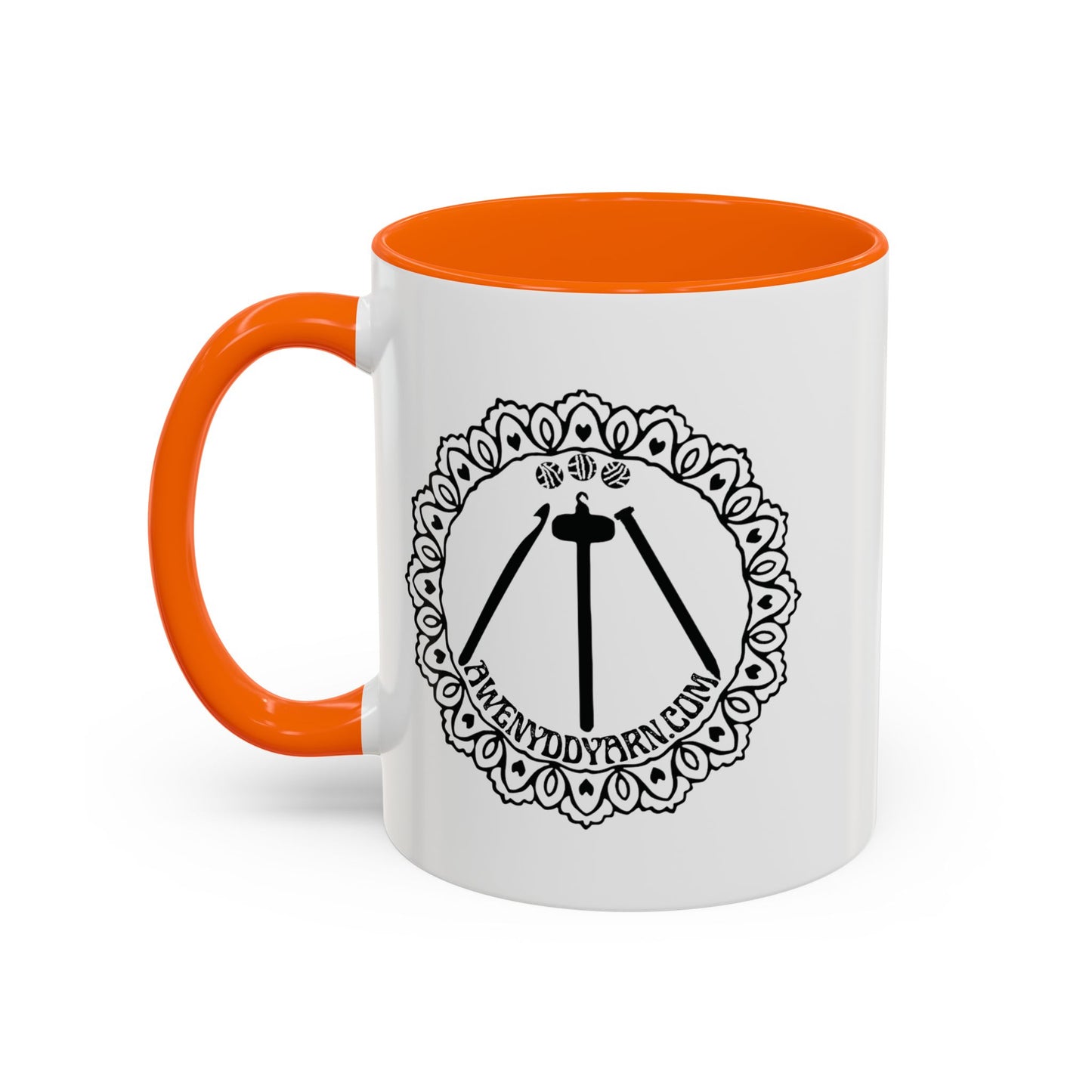 Awenydd Logo Colorful Accent Coffee Mug