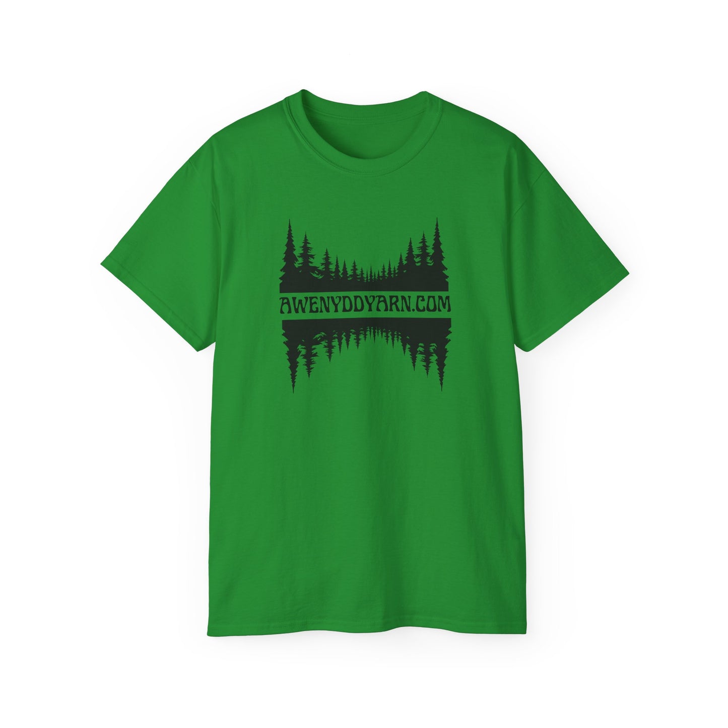 Unisex Ultra Cotton Tee - Awenydd Yarn Nature Spirit Design