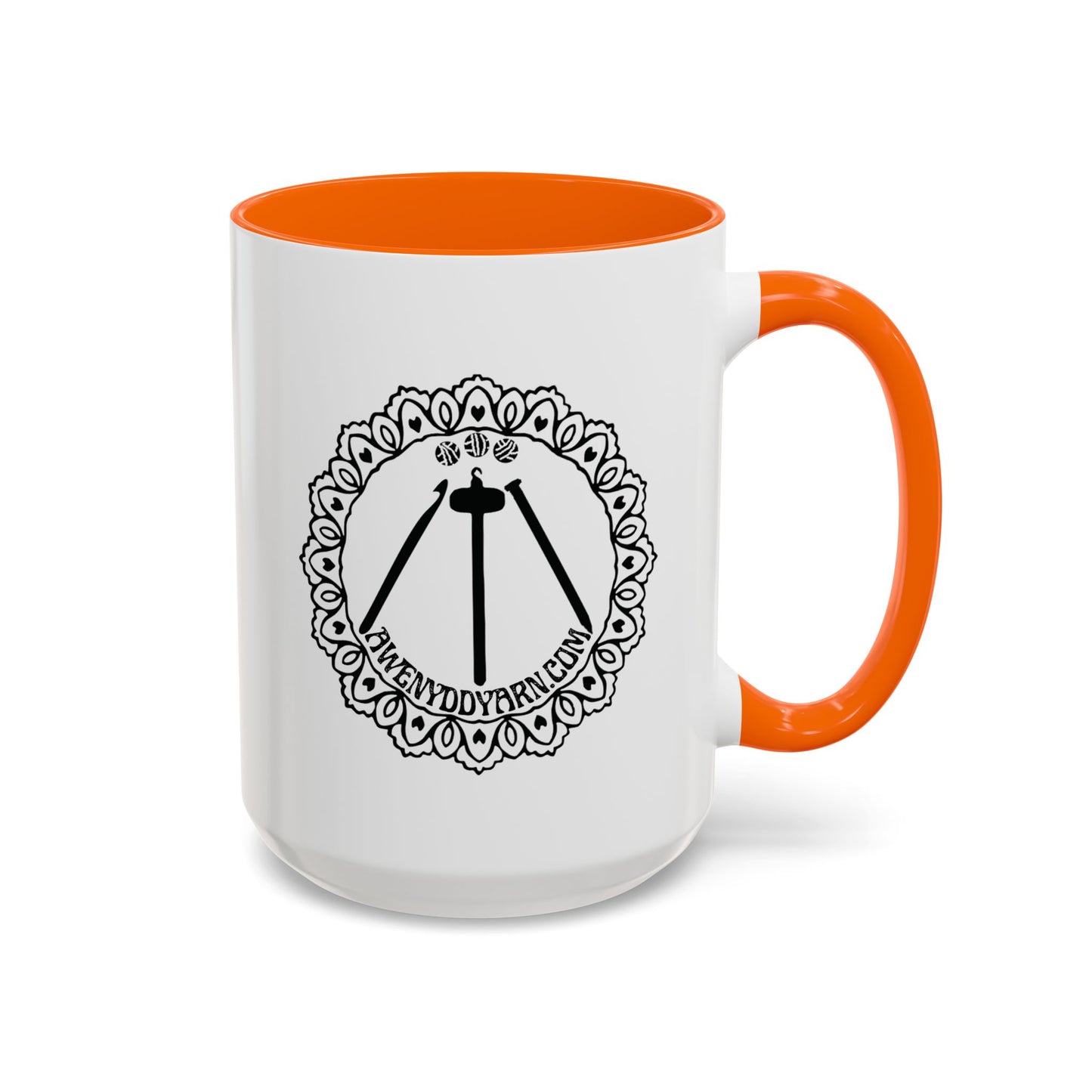 Awenydd Logo Colorful Accent Coffee Mug