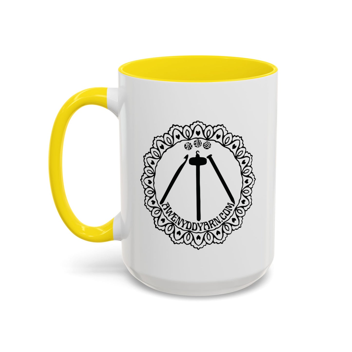 Awenydd Logo Colorful Accent Coffee Mug