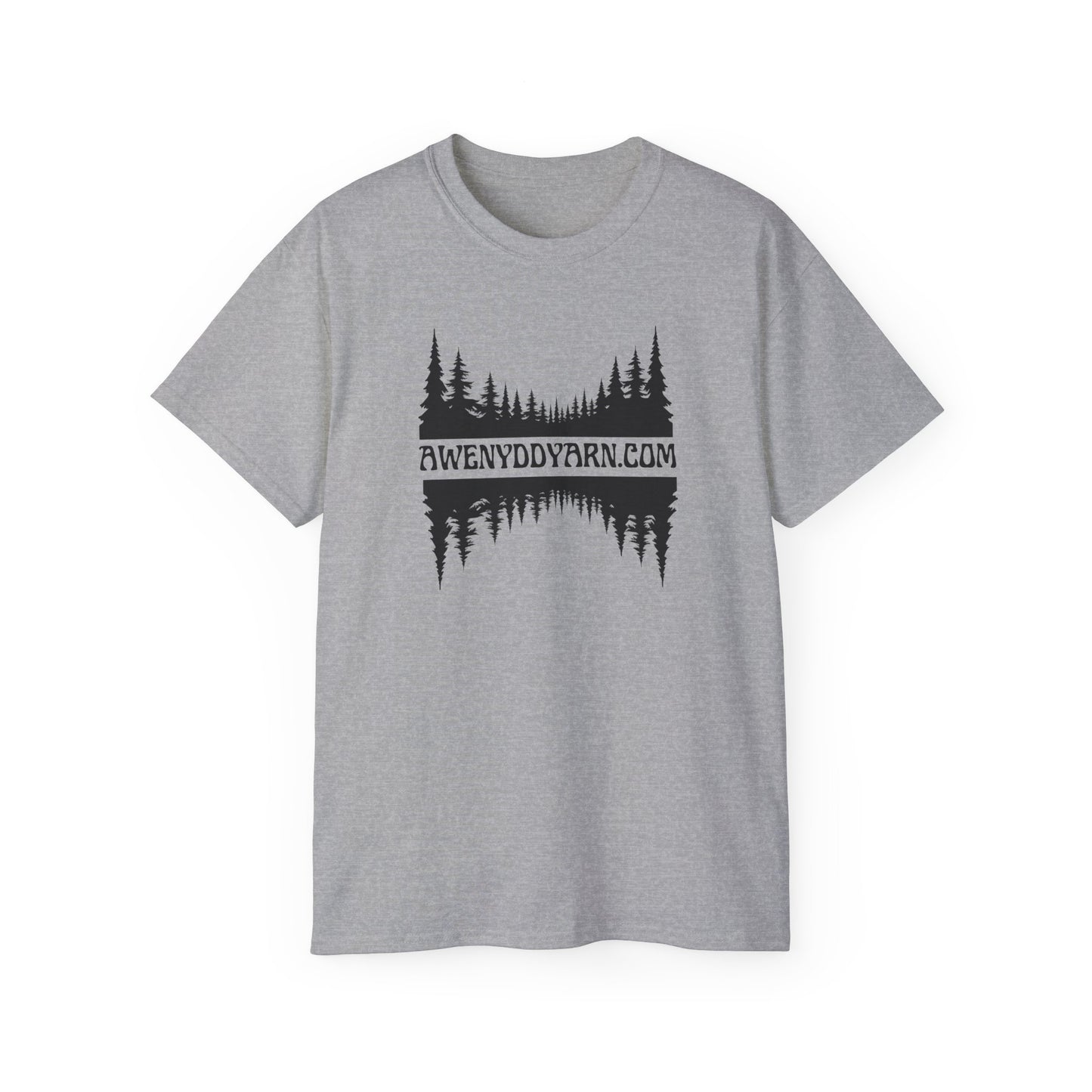Unisex Ultra Cotton Tee - Awenydd Yarn Nature Spirit Design