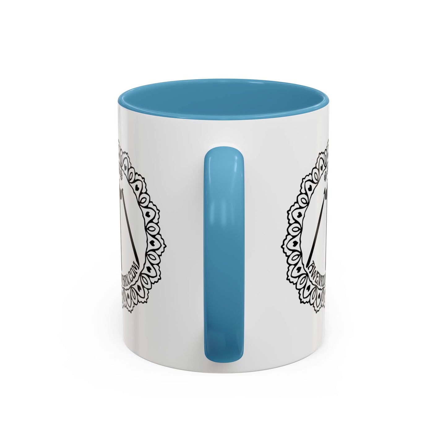 Awenydd Logo Colorful Accent Coffee Mug