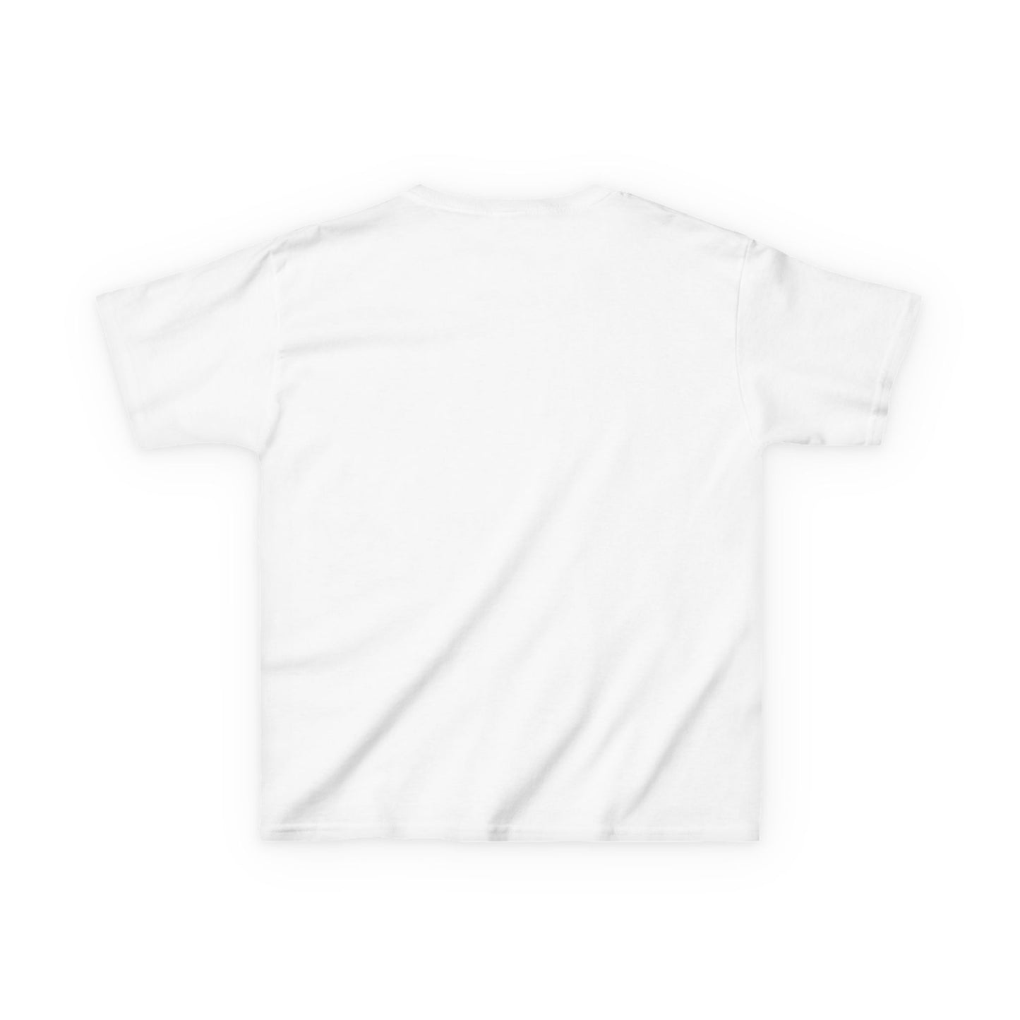 Kids Heavy Cotton Tee - Pink Awenydd Logo