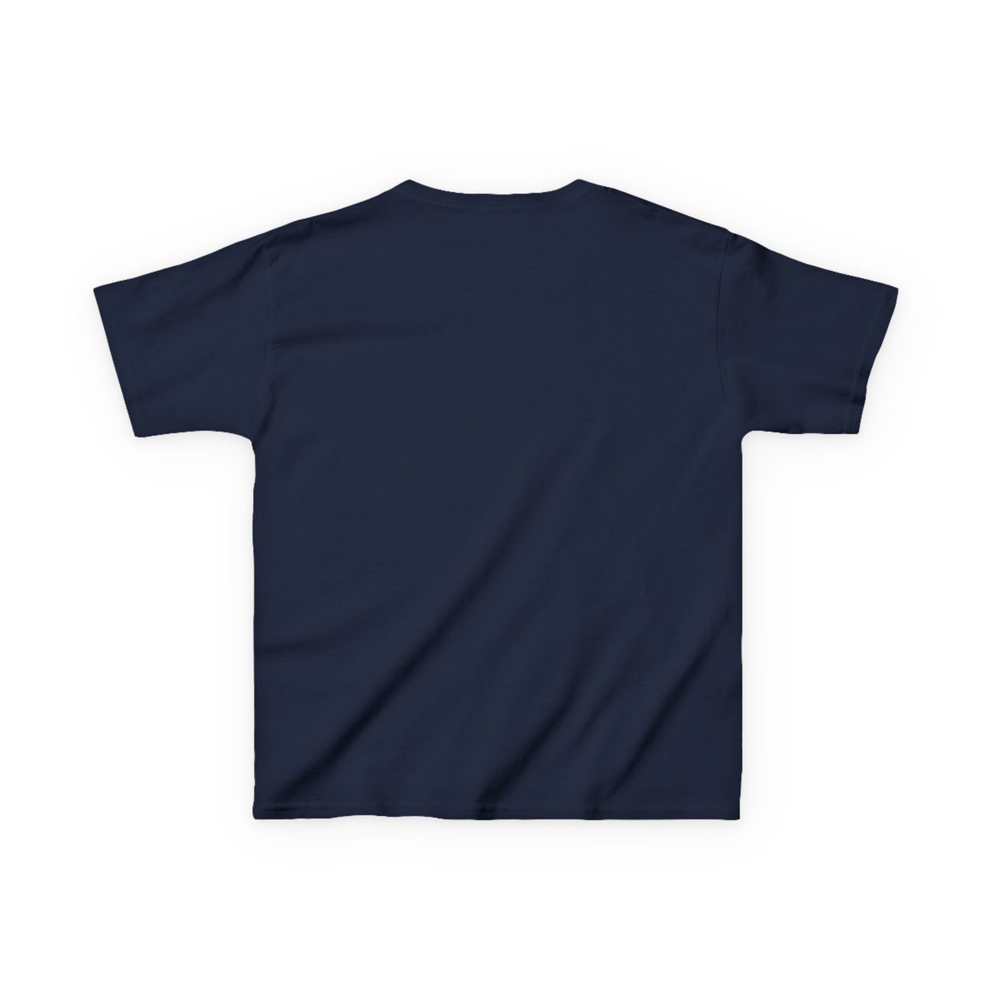Kids Heavy Cotton Tee - Pink Awenydd Logo