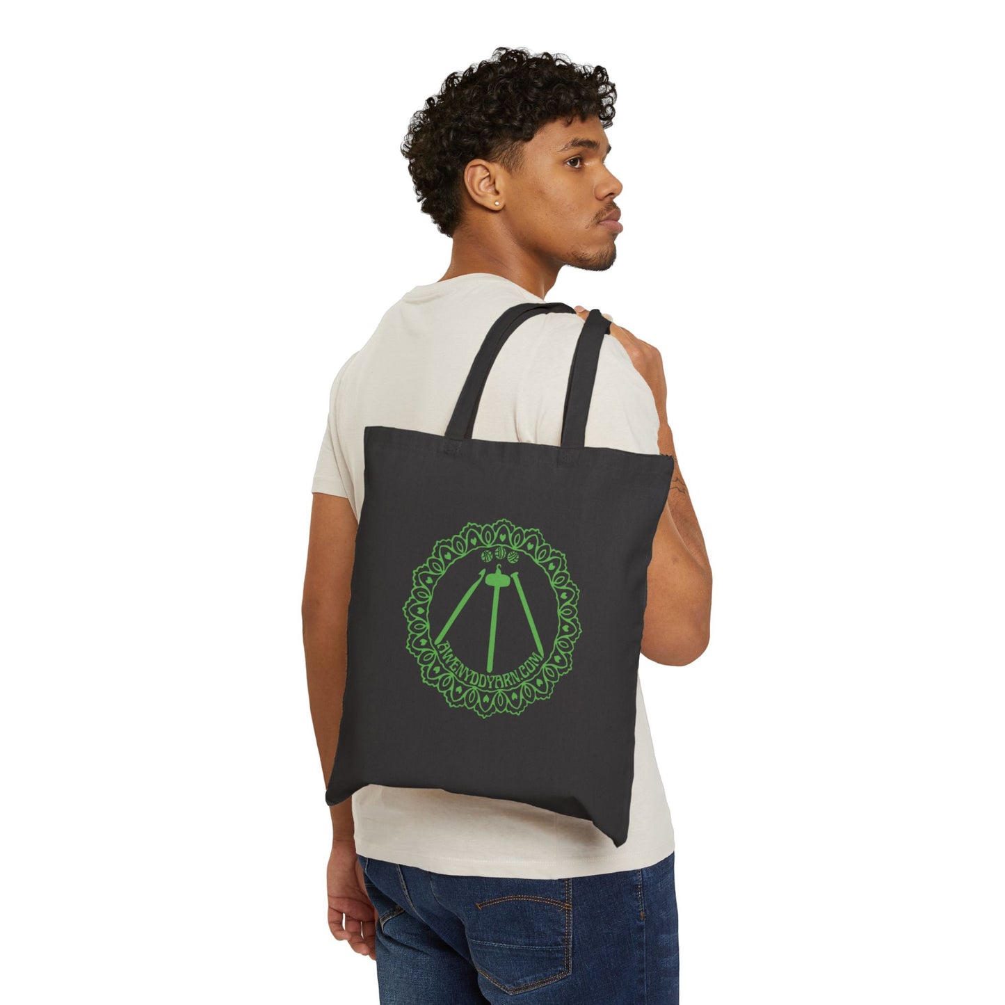 Kiss Me I'm Irish Cotton Canvas Tote Bag - St. Patrick's Day Shopping Bag