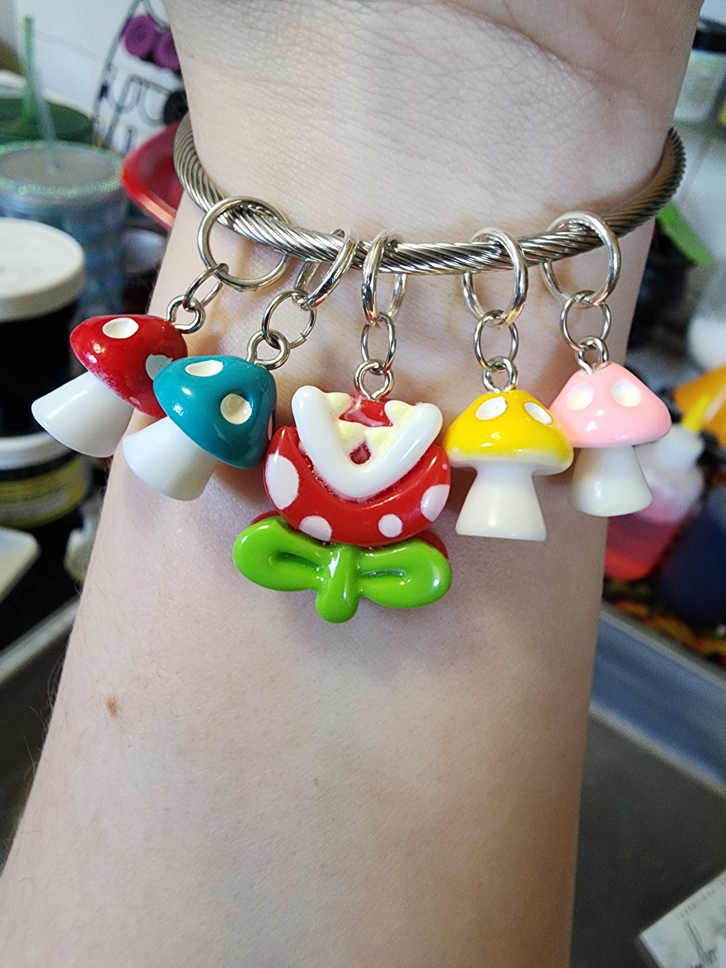Stitch Marker Set #3 (Bracelet Optional)
