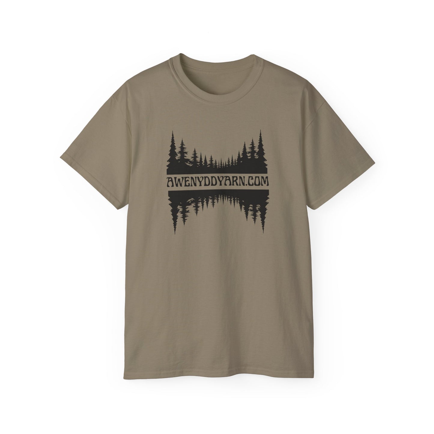 Unisex Ultra Cotton Tee - Awenydd Yarn Nature Spirit Design