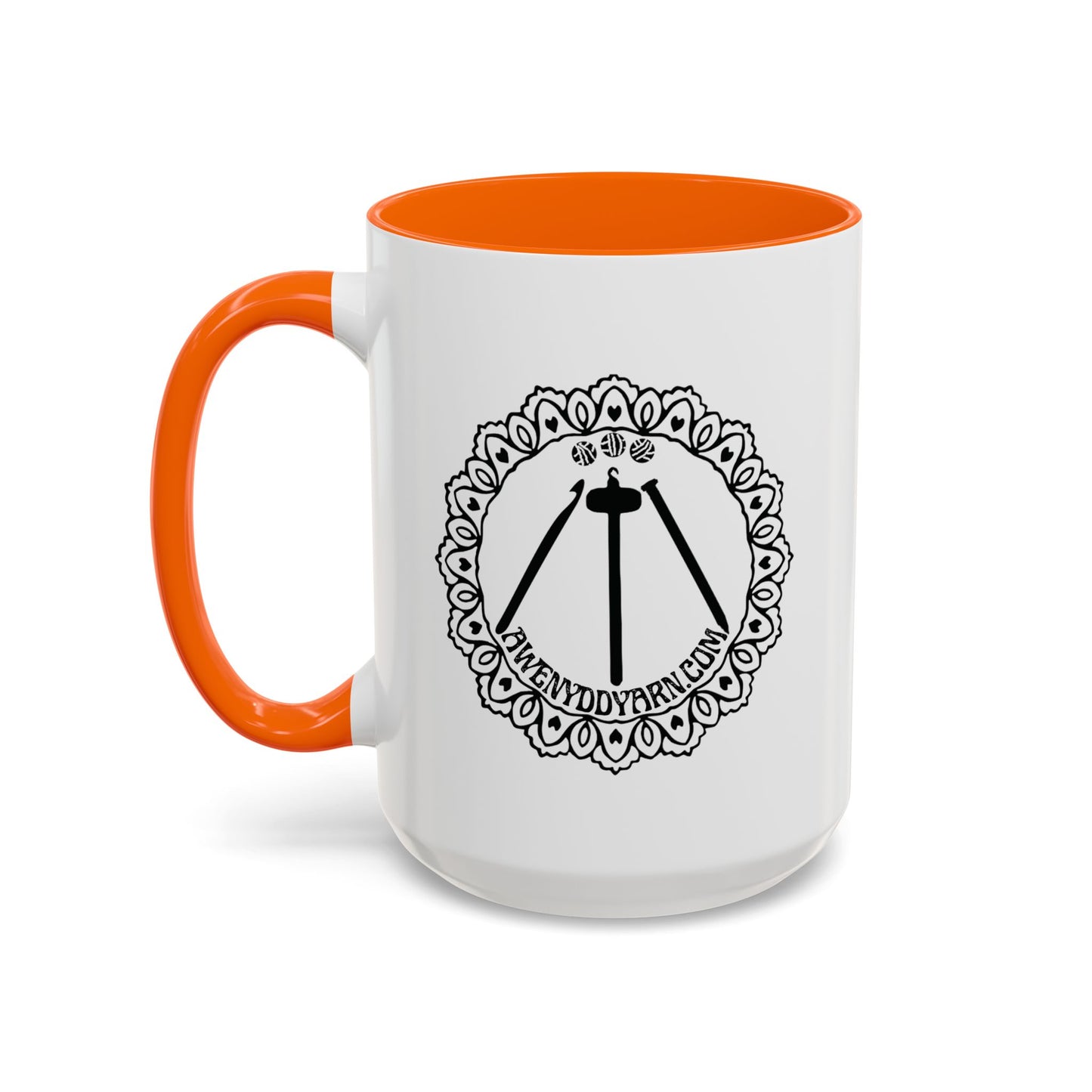 Awenydd Logo Colorful Accent Coffee Mug