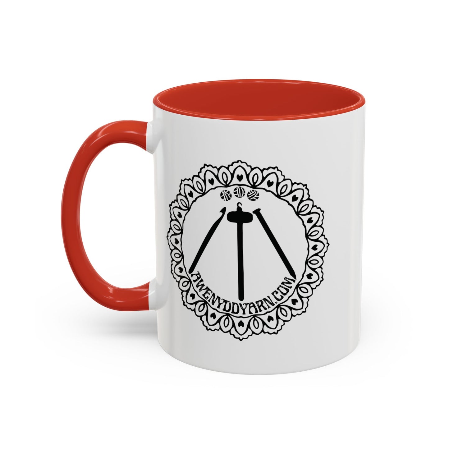 Awenydd Logo Colorful Accent Coffee Mug