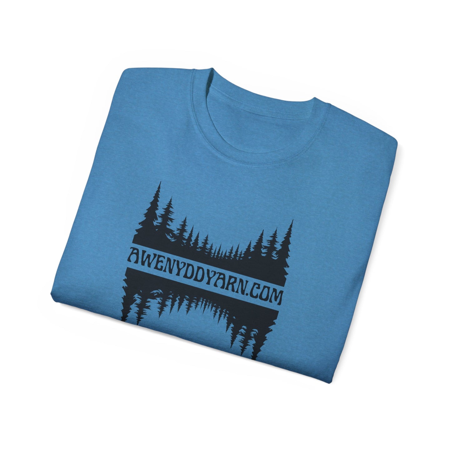 Unisex Ultra Cotton Tee - Awenydd Yarn Nature Spirit Design