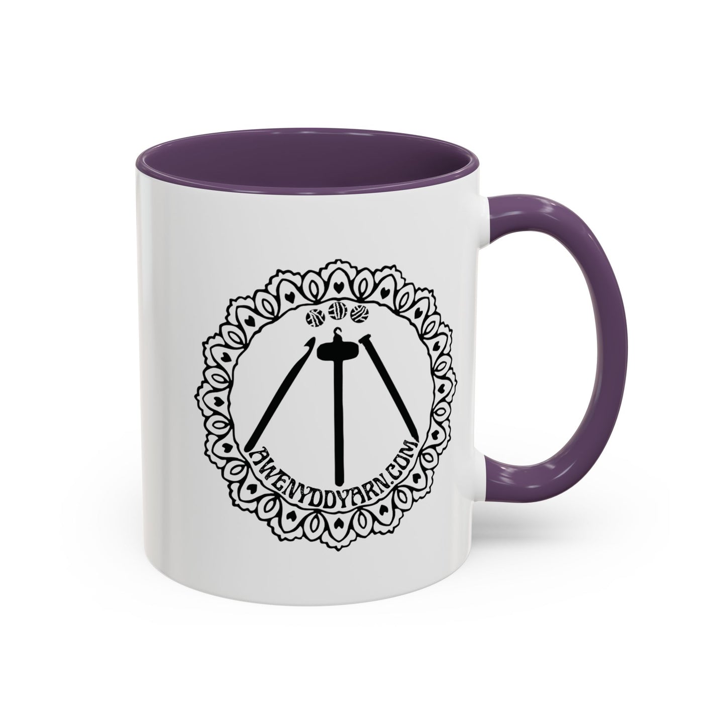 Awenydd Logo Colorful Accent Coffee Mug