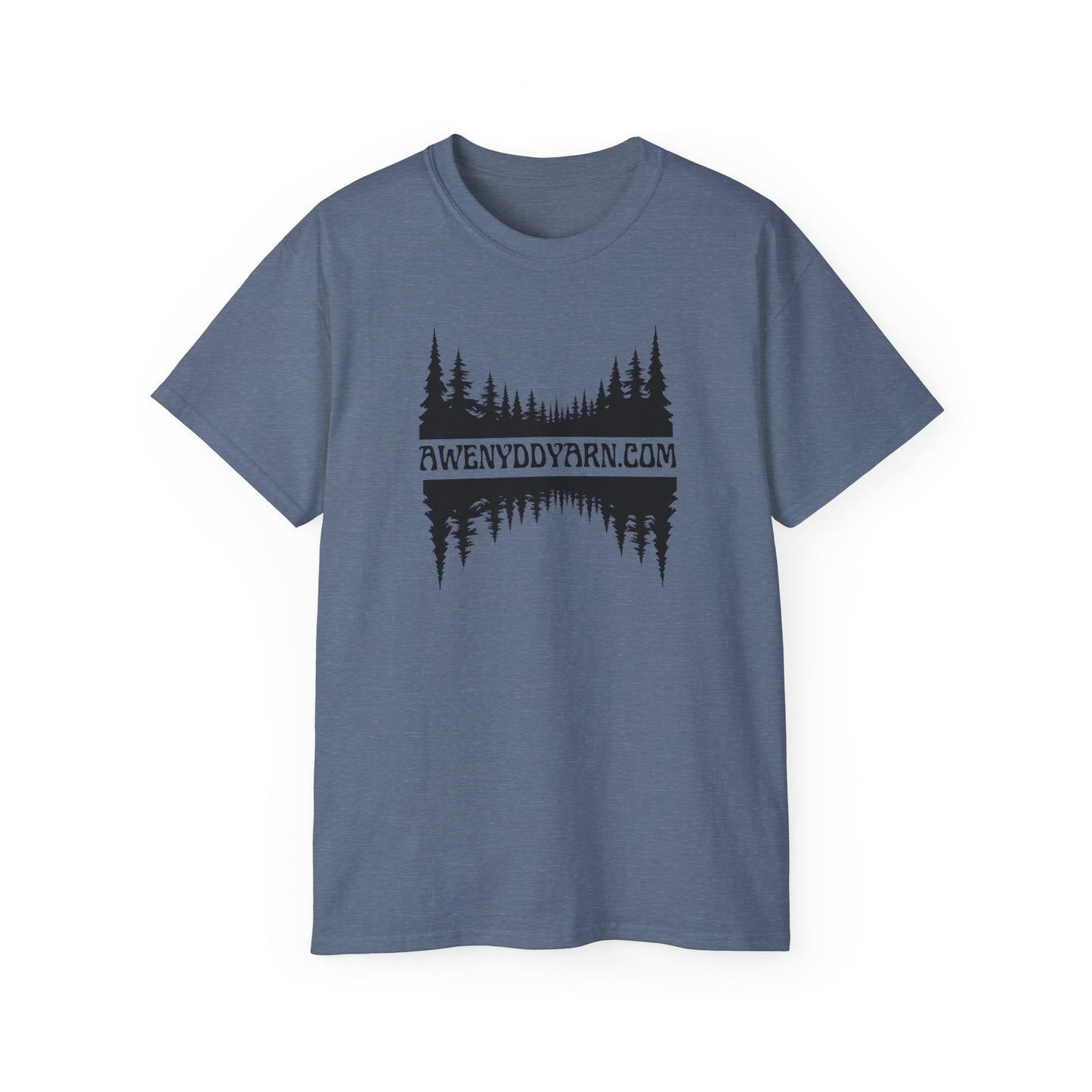 Unisex Ultra Cotton Tee - Awenydd Yarn Nature Spirit Design