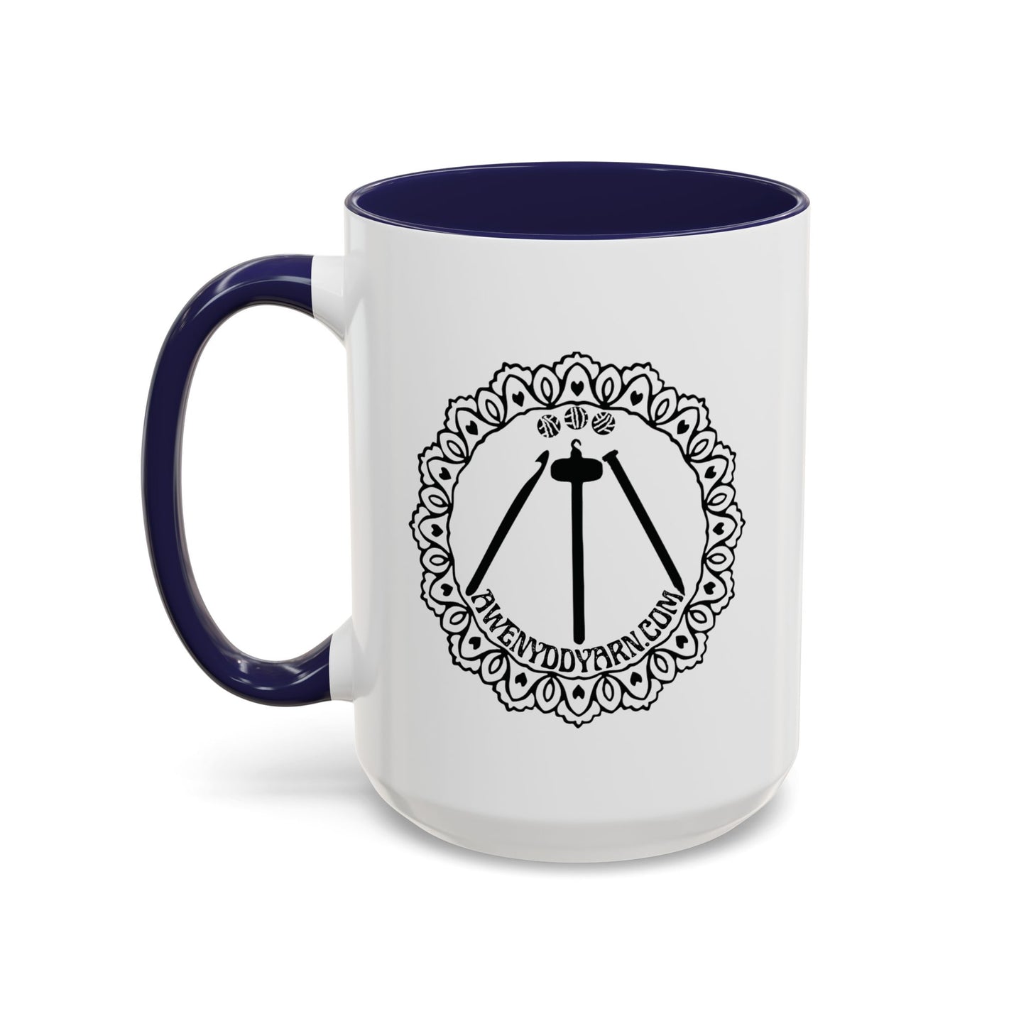 Awenydd Logo Colorful Accent Coffee Mug