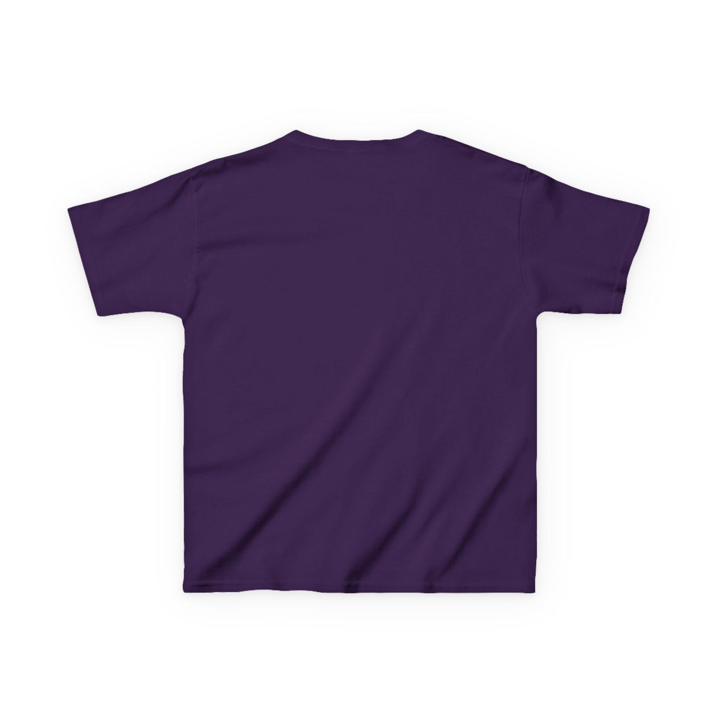 Kids Heavy Cotton Tee - Pink Awenydd Logo