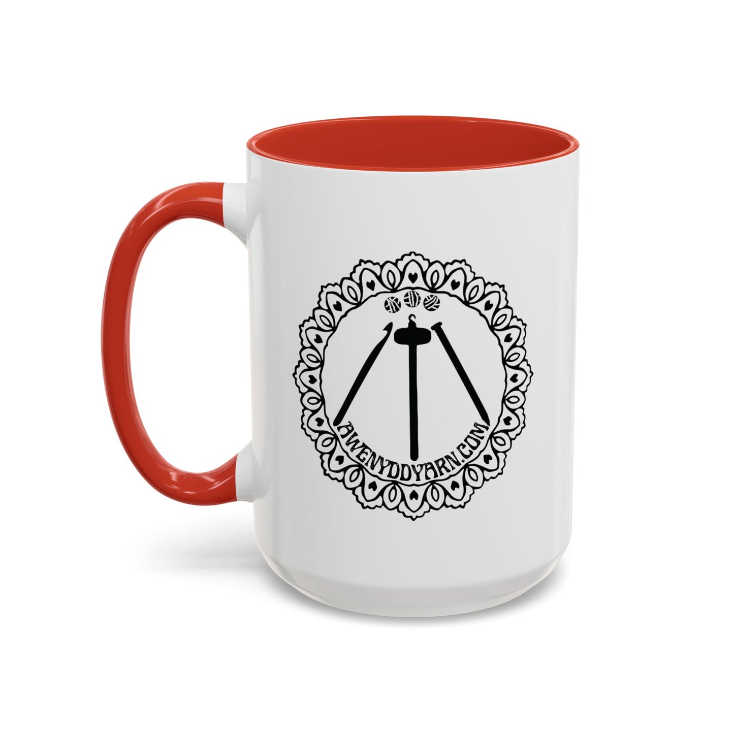 Awenydd Logo Colorful Accent Coffee Mug