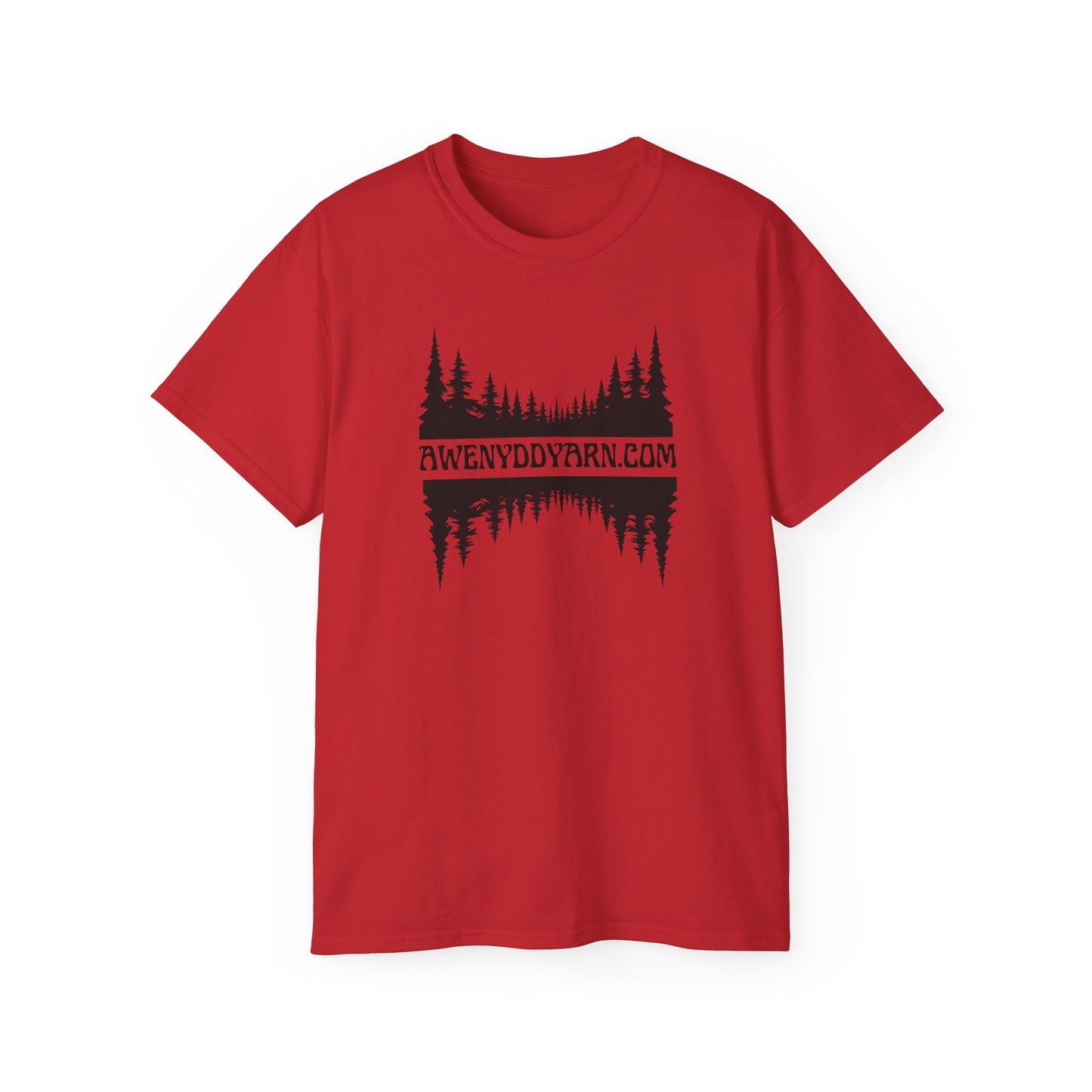 Unisex Ultra Cotton Tee - Awenydd Yarn Nature Spirit Design