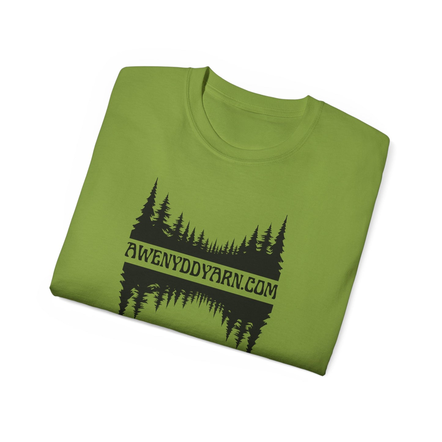 Unisex Ultra Cotton Tee - Awenydd Yarn Nature Spirit Design