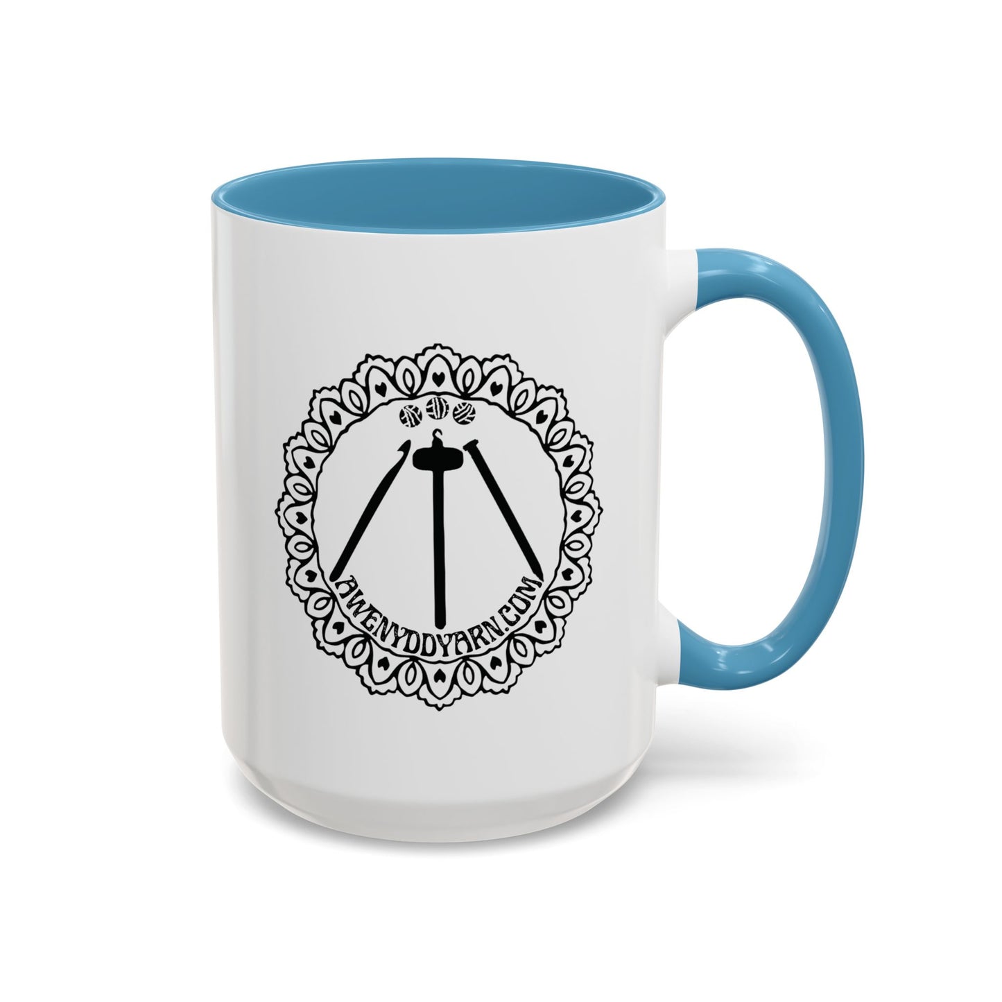 Awenydd Logo Colorful Accent Coffee Mug