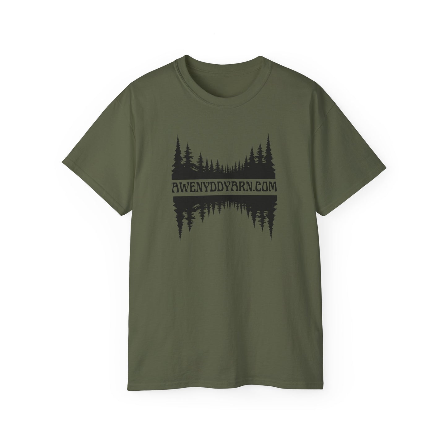 Unisex Ultra Cotton Tee - Awenydd Yarn Nature Spirit Design