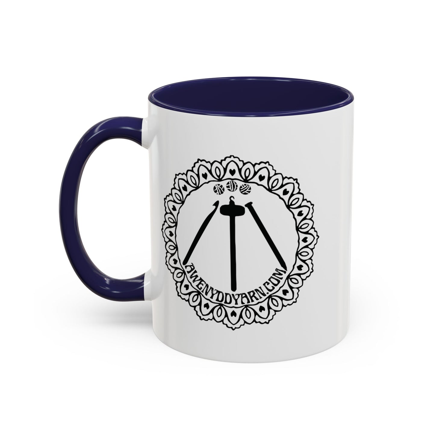 Awenydd Logo Colorful Accent Coffee Mug