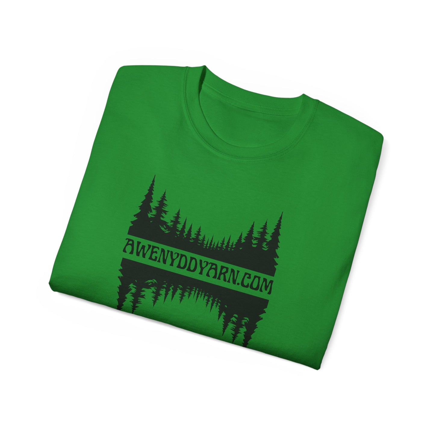 Unisex Ultra Cotton Tee - Awenydd Yarn Nature Spirit Design