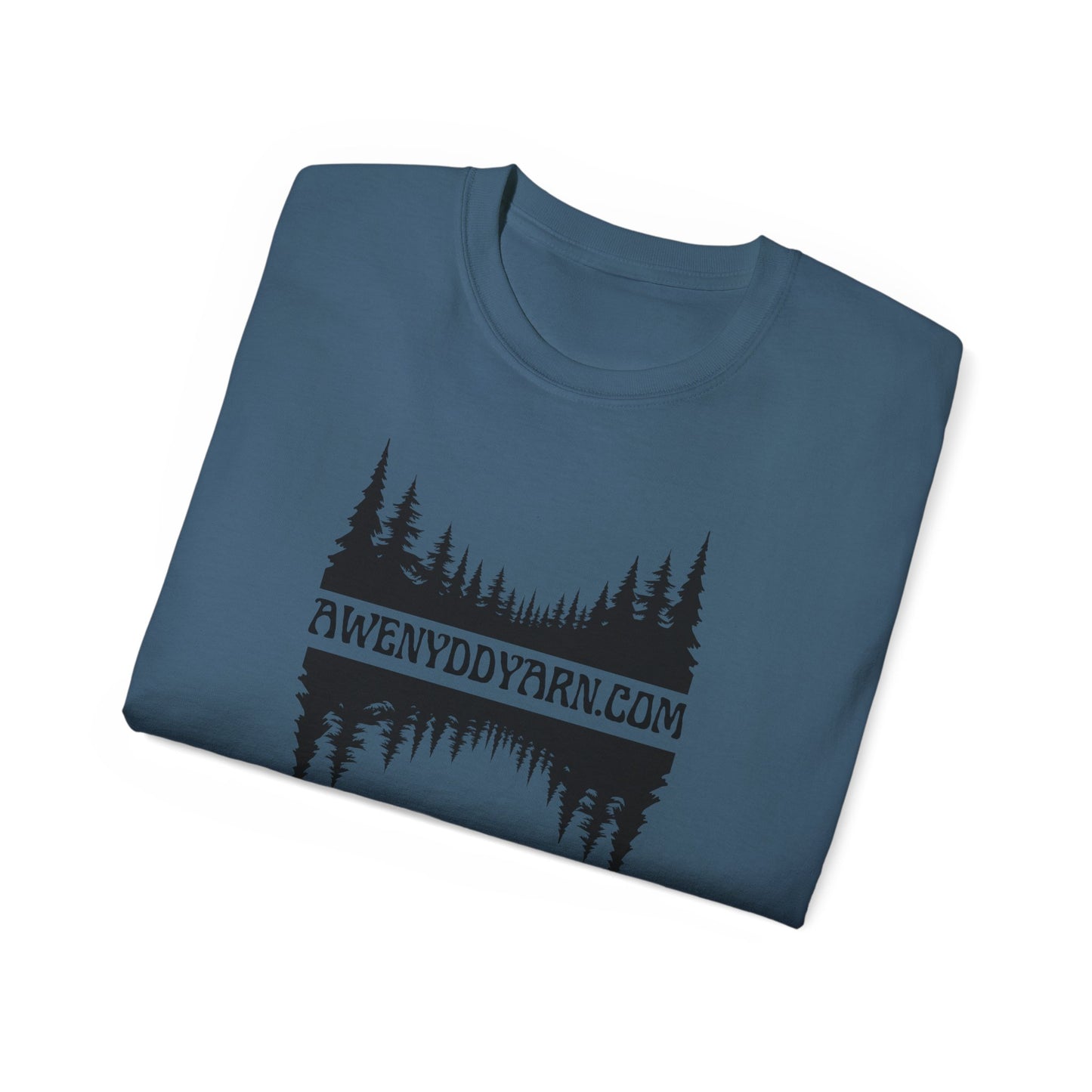 Unisex Ultra Cotton Tee - Awenydd Yarn Nature Spirit Design